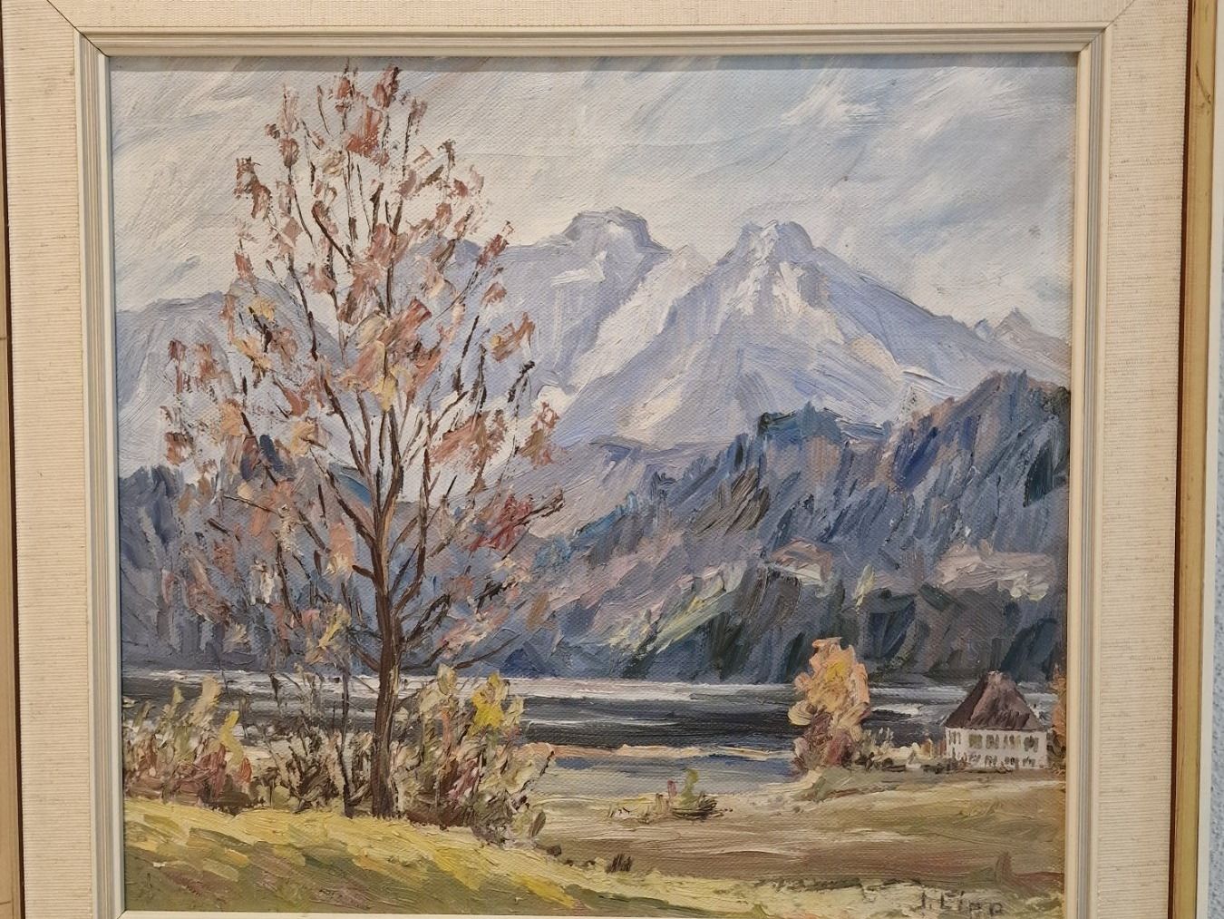 Gemälde: schönes Oelbild von J. Lipp – Gebraucht aus Wildberg von mantas07