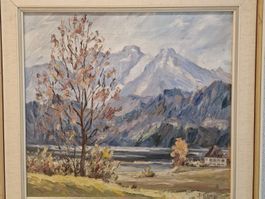 schönes Oelbild von J. Lipp