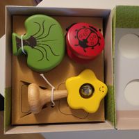 F: Baby Rasselset Holz neuwertig