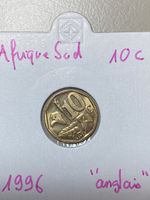 Afrique du Sud - 10 cents - 1996 - Anglais 