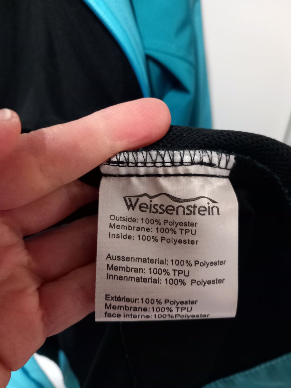 Giacche: Weissenstein Softshell Jacke Gr.L türkisblau – Usato da Gwatt (Thun) venduto da umwelt-brocki 5