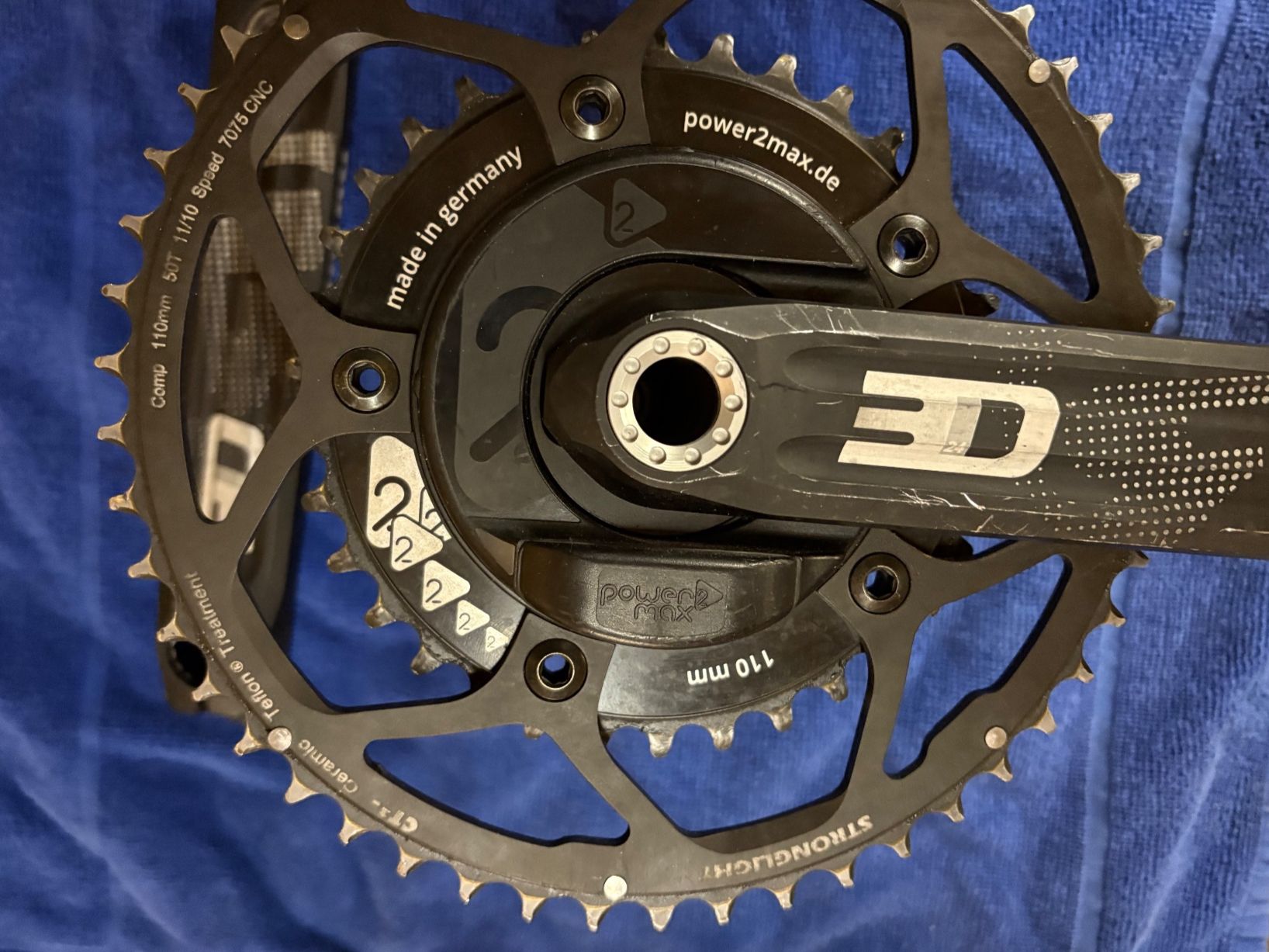 Ersatzteile: Powermeter Power2Max Type S mit Rotor Kurbel – Gebraucht aus Bleiken von Mito_evo 1