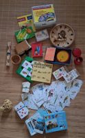 Diverse, teils Vintage Spiele,  Mini Reise Spielkarten