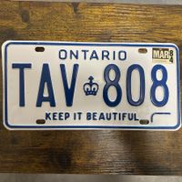 🇨🇦 Autoschild, Ontario TAV-808 - Kanada 
