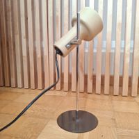 Lampe de bureau Spot beige brun retro 1970
