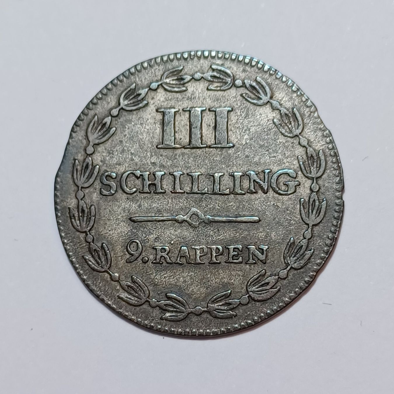 Alle Münzen: 3 Schillinge 1812 Glarus – Gebraucht aus Pfäffikon ZH von Schweizer_Muenzen
