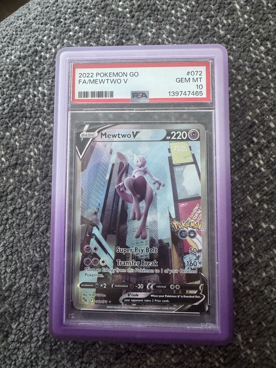 Pokémon Carte collezionabili: Pokémon Mewtwo V - PSA 10 - Pokemon Go – Nuovo e nell'imballaggio originale da Zürich venduto da mbu_z9ch