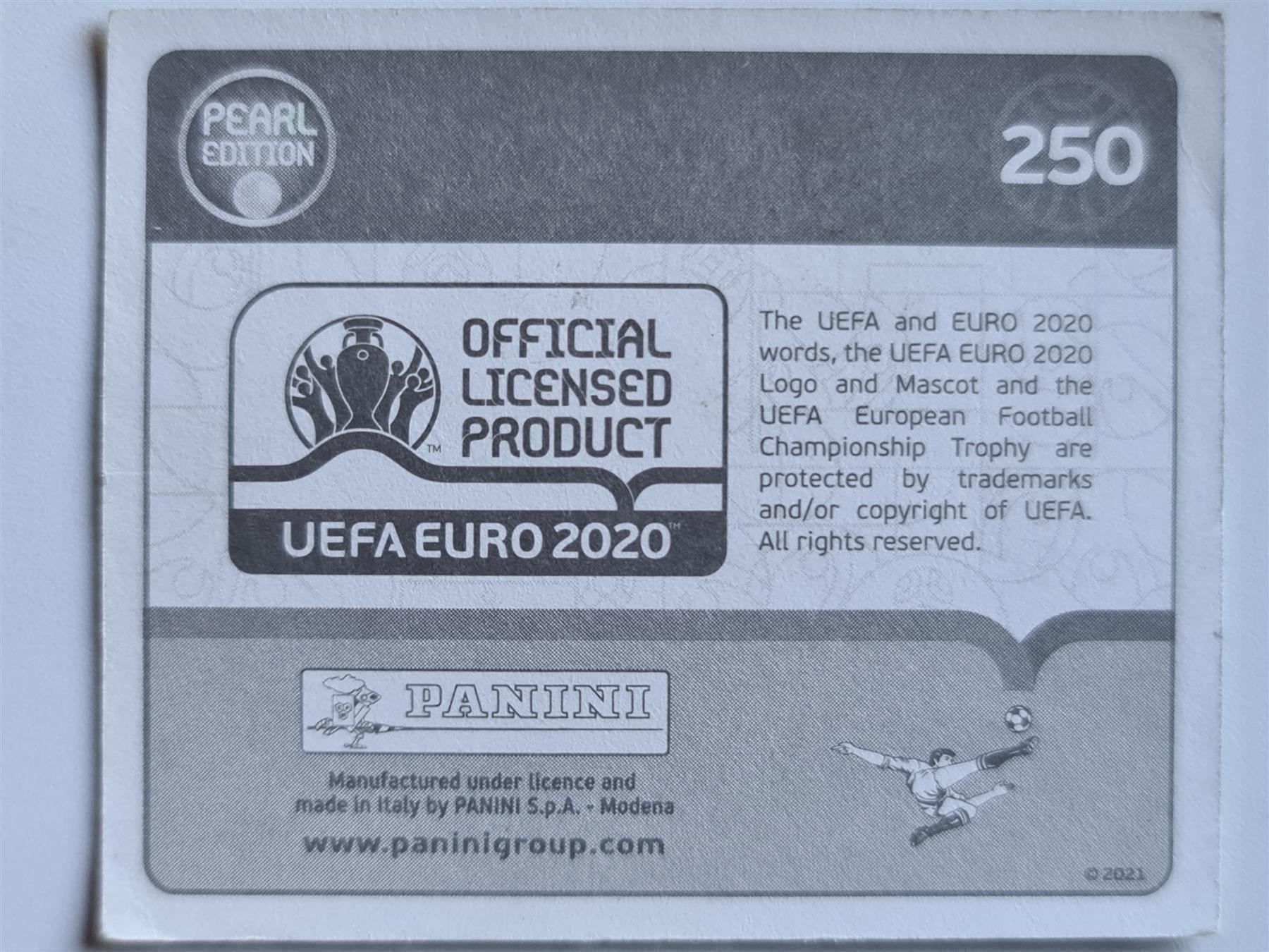 Panini Sammelbilder & Trading cards: Panini EURO 2020 pearl edition 250 – Neu (gemäss Beschreibung) aus Dintikon von Prime-shop 1
