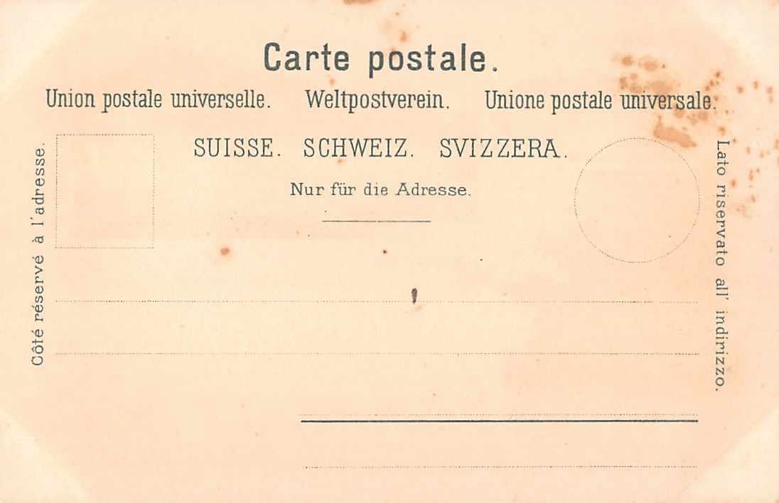 Cartoline postali: GRUSS von der BALDERN - Lithographie 1899 – Usato da Lufingen venduto da TopAnsichtskarten 1