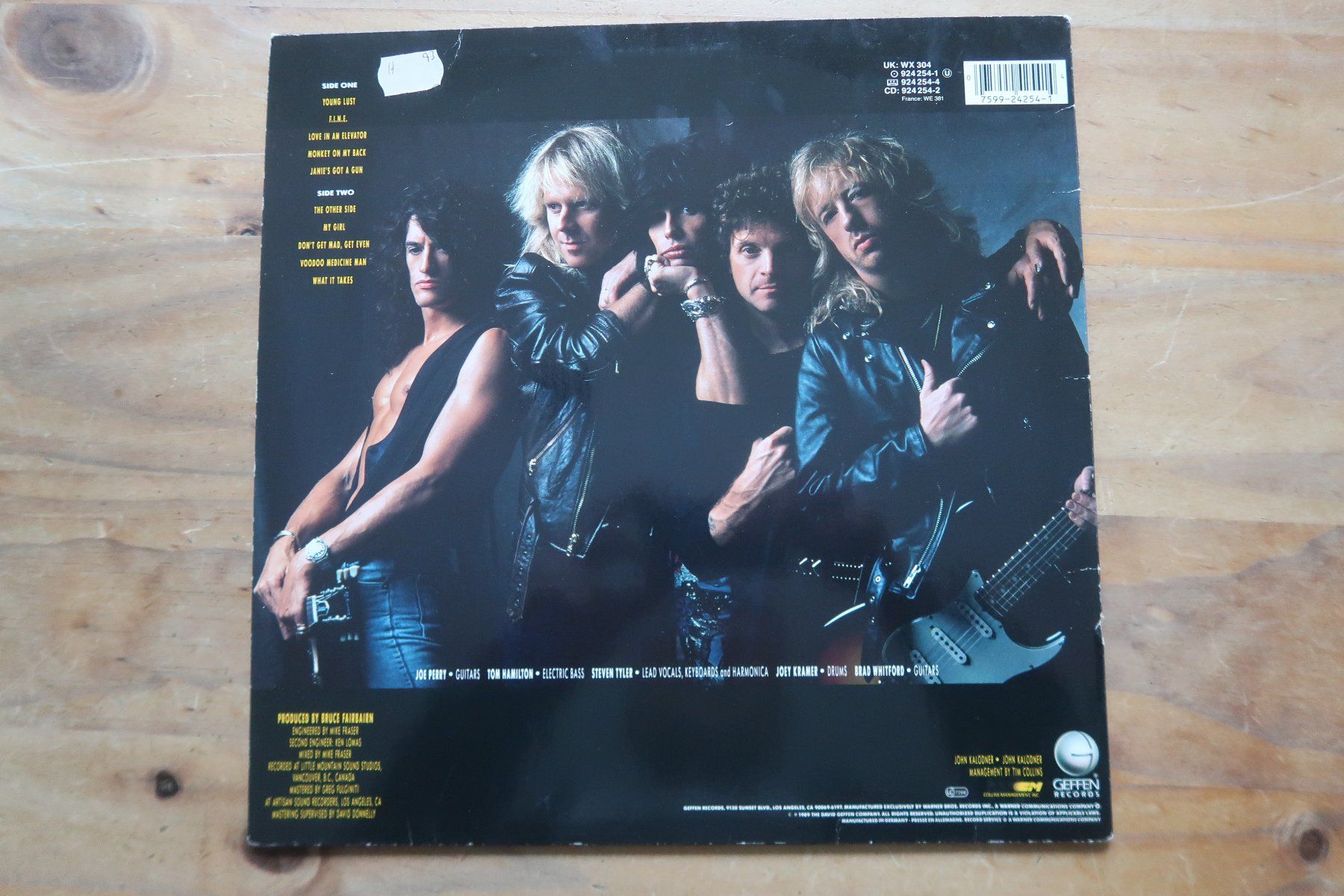 Dischi in vinile: AEROSMITH - PUMP - VINYL LP – Usato da Basel venduto da Patiscat 1