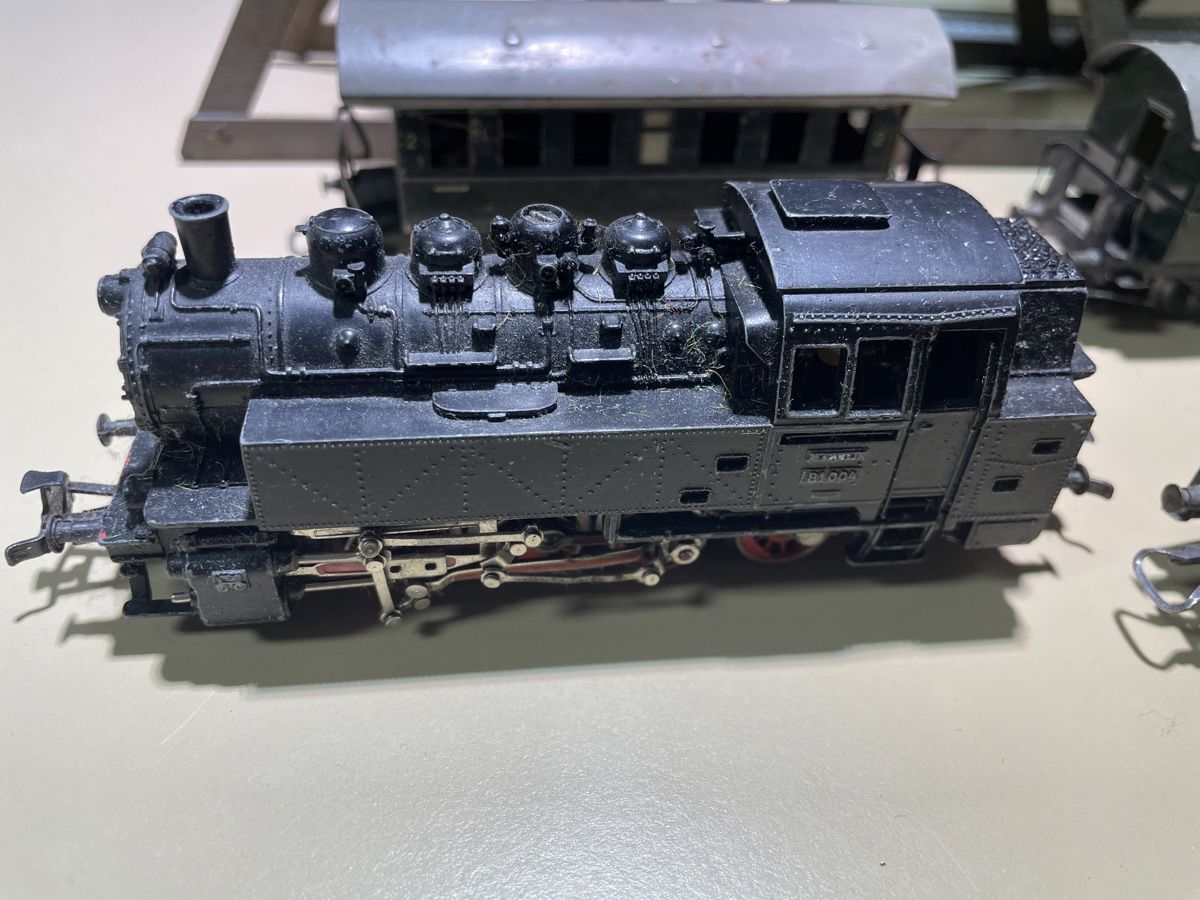 Märklin Modellini di ferrovie: Märklin Antike Eisenbahn - Zug -Brücke – Usato da Wohlen AG venduto da NincoA-Z 4