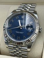 Rolex Datejust 41 126334 Blaues Zifferblatt Jubilee Full Set