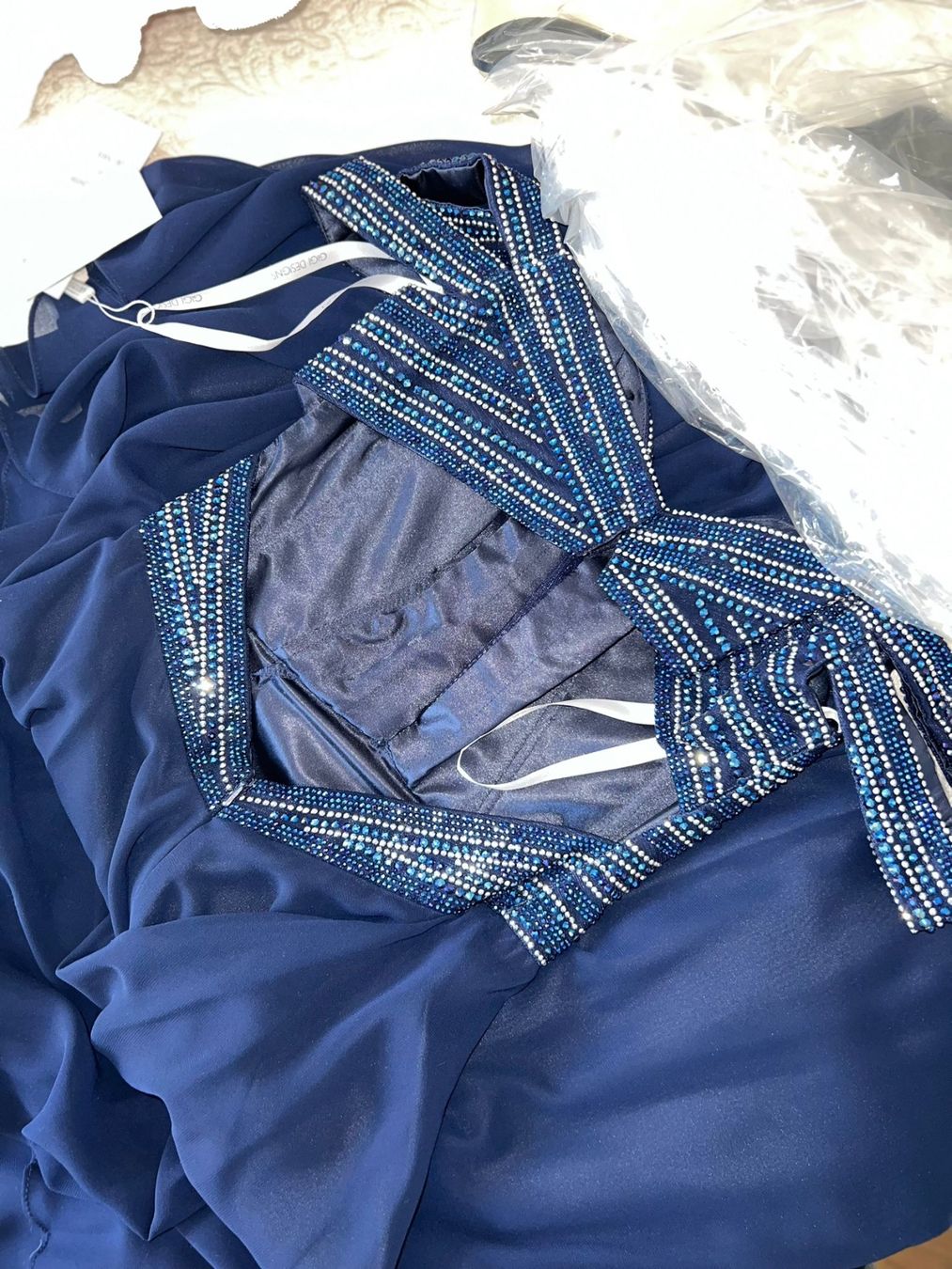 Vestiti: Fliessendes Glitzerkleid – Nuovo e nell'imballaggio originale da Perlen venduto da H.Spa 3