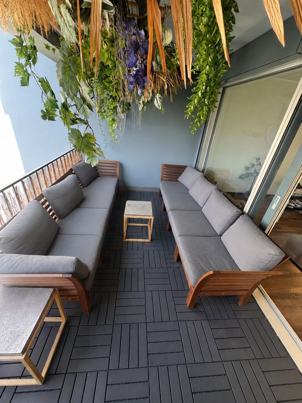 Sofas: OUTDOOR-LOUNGE-SET Holzgestell 2 Sofas – Gebraucht aus Zürich von luk_d9jj 2