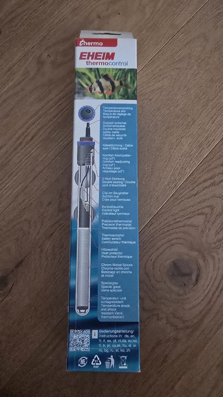 Eheim Radiatori: EHEIM Aquariumheizer, 25-60l, Neu! – Nuovo e nell'imballaggio originale da Richterswil venduto da Relxo 1
