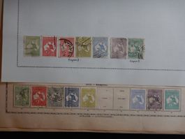 Australien British Sammlung auf uralten Vordruckseiten. Sieh