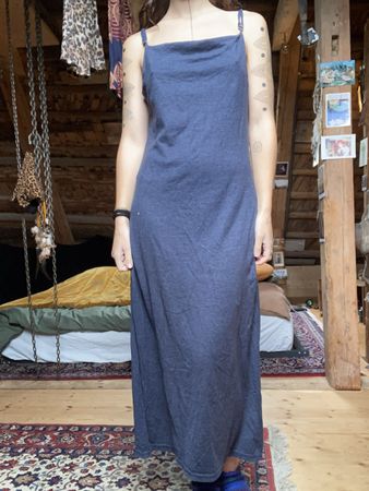 Blaues Sommerkleid