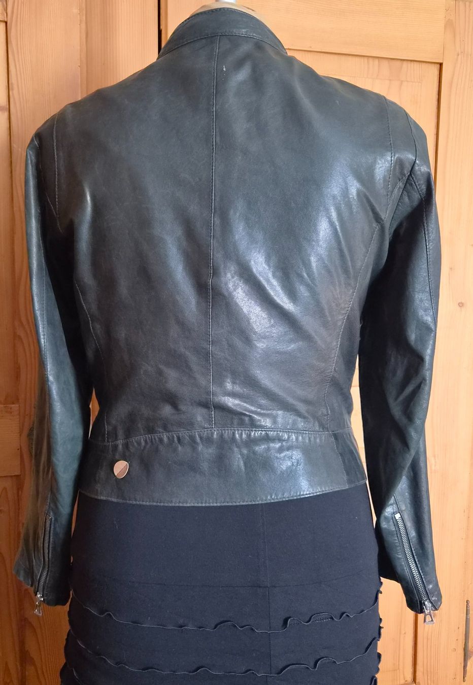 HUGO BOSS Damen-Lederjacke – Schwarz – Grösse 42 (D'occasion) à ...