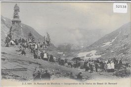St. Bernard de Menthon - Inauguration de la Statue de Grand