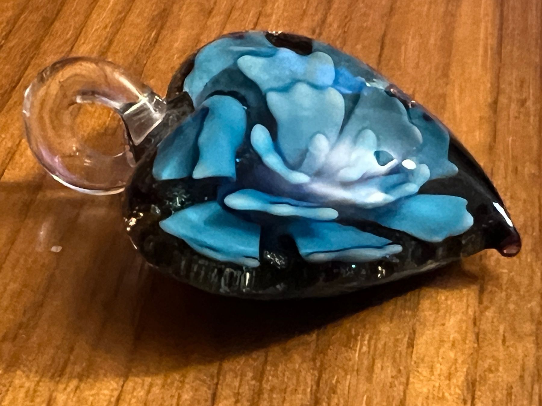 Spille & Fermagli: Brosche, Herz, aus Glas, dreidimensional – Usato da Sargans venduto da aebi081