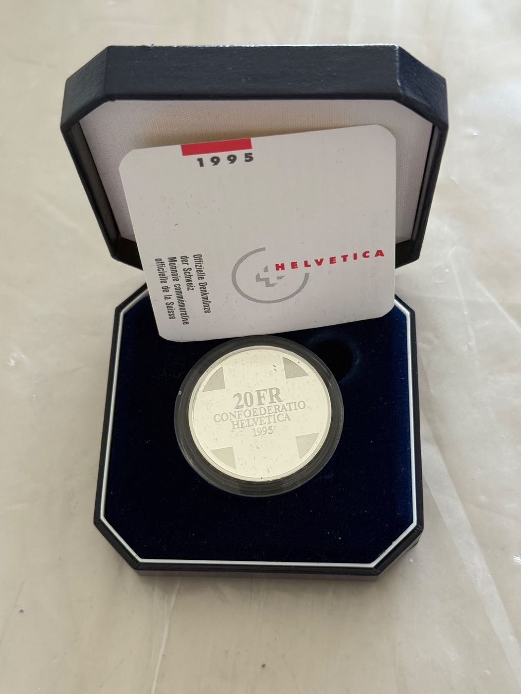 Tutti le monete: Swissmint 20 Franken 1995  PP mit Box – Nuovo (secondo la descrizione) da Wallisellen venduto da SWISS_SILVER1 1