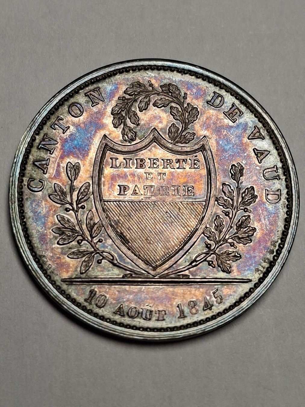 Tutti le monete: 1 Franken 1845 Waadt – Usato da Zürich venduto da al-dea 1