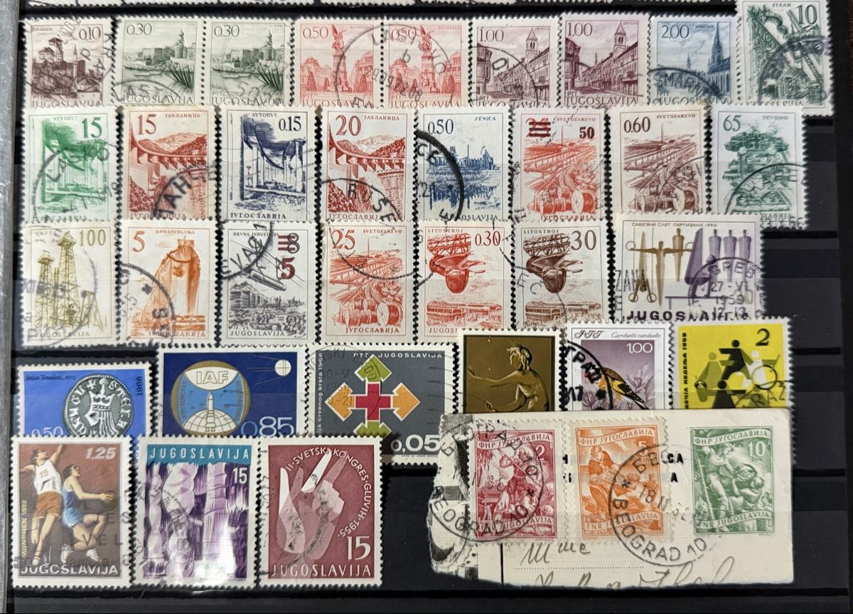 Alle Briefmarken: Timbres - Yougoslavie  – Gebraucht aus Petit-Lancy von Solcarm 2