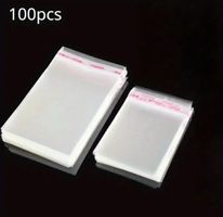 100 Stk. Beutel Geschenkbeutel 5x7cm Selbstklebend Neu