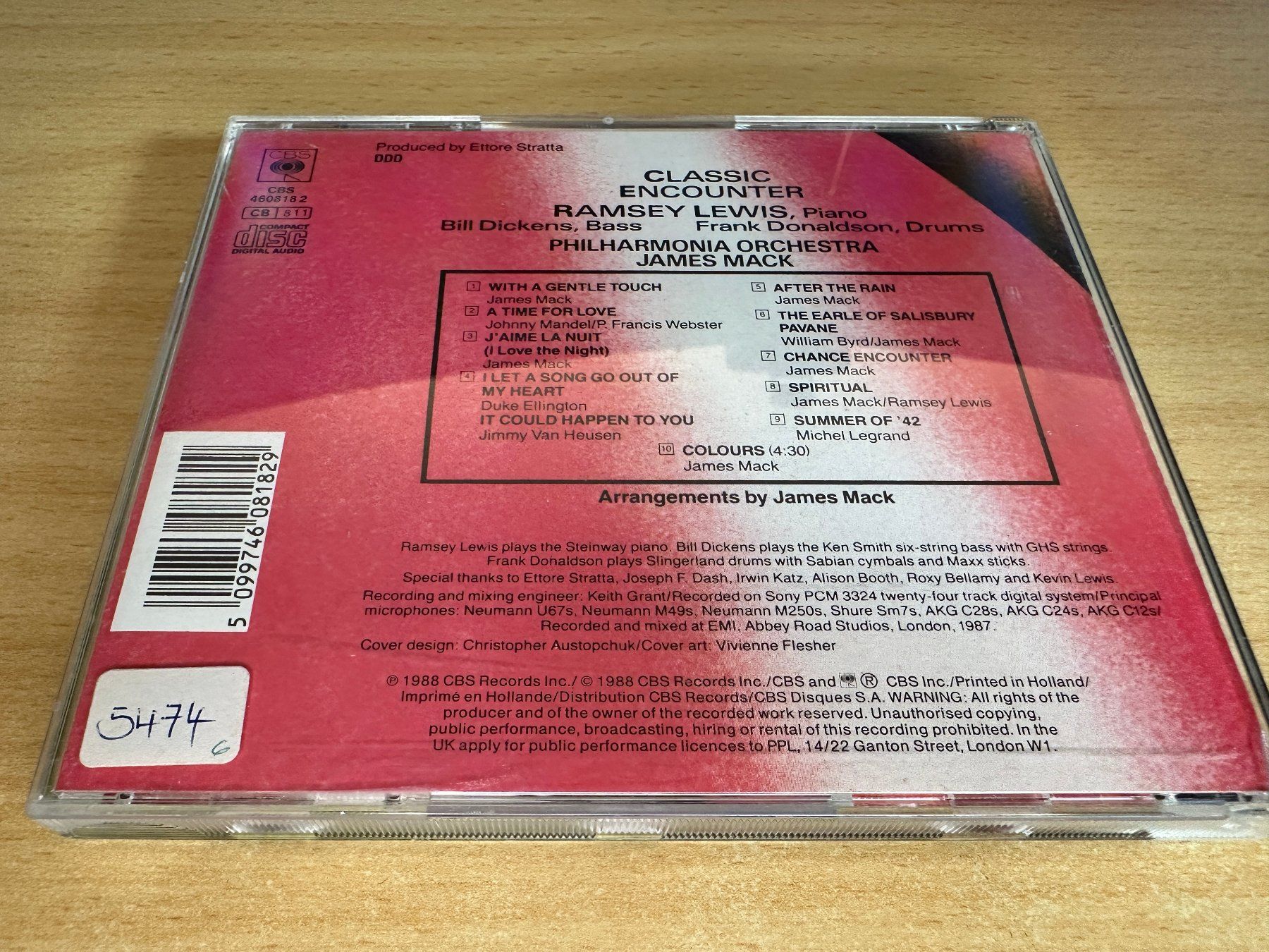 CD: Ramsey Lewis – Classic Encounter – Usato da Rikon im Tösstal venduto da Alpenmutz 1