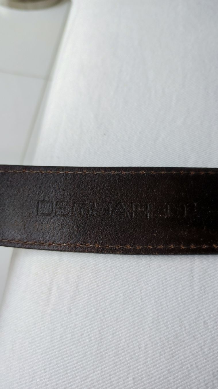 Cinture: Dsquared Gürtel, Leder, braun – Usato da Stäfa venduto da modeflash 2
