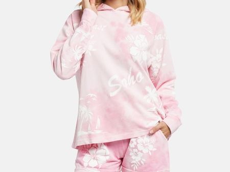 SOHO New York Sweat Shirt Pulli mit Kapuze XXL 44  46 Rosa