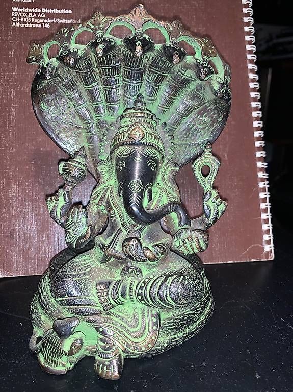 Figuren: SRI GANESH statua in bronzo massiccio – Neu (gemäss Beschreibung) aus Caslano von bri_5jft 2