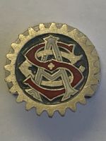 Antiker ACS Pin - z.B. für Knopf-Lochmontage