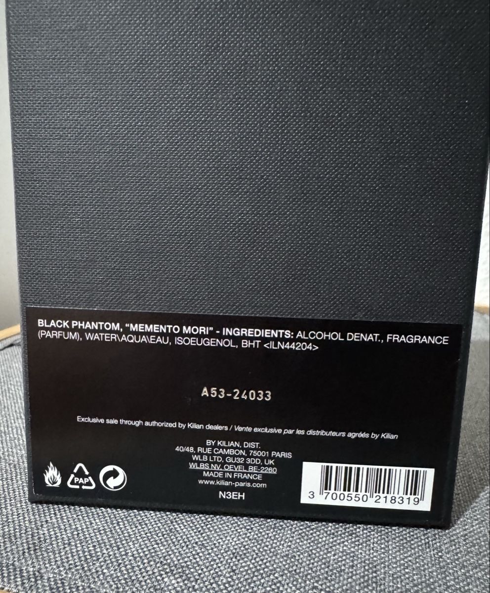 Kilian Profumi & Eau de Toilette: Kilian Black Phantom edp 50ml – Usato da Genève venduto da ribes_rubrum 2