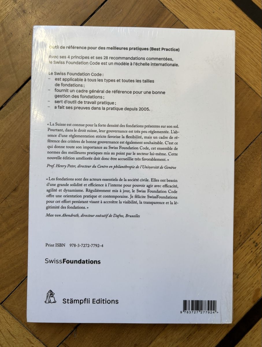 Bücher: Swiss Foundation Code 2021 - Stämpfli – Neu und originalverpackt aus Neuchâtel von Deivid2 1