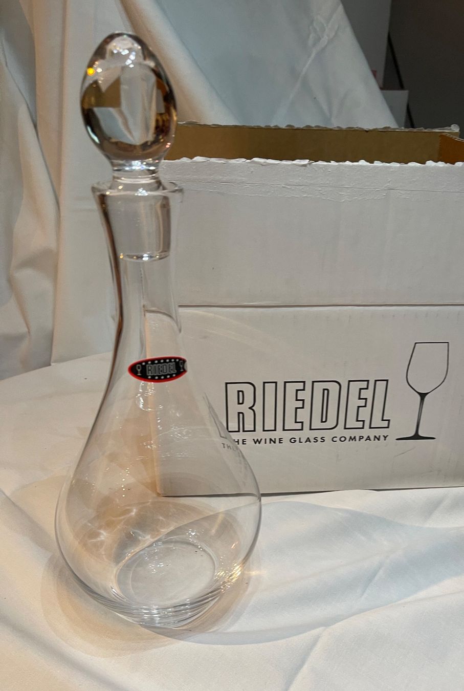 Riedel Karaffen: CARAFE RIEDEL SOMMELIER 1,2 L NEUVE – Neu und originalverpackt aus Vevey von lairdutemps