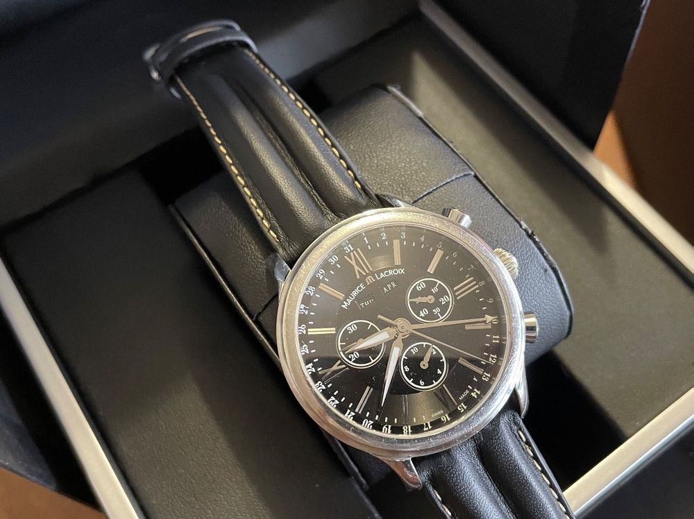 Ab 1. SFR Maurice Lacroix Chronograph CAL. 5040.B Inkl. Box