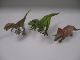 3x SCHLEICH Dinos Triceratops, Tyrannosaurus Rex, Allosaurus