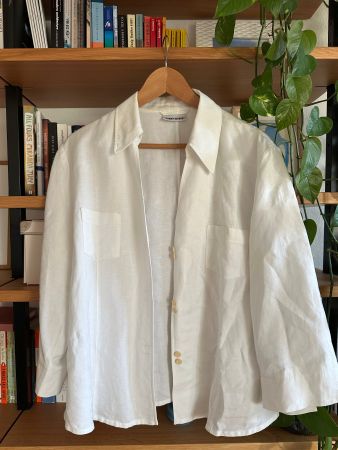 Aus Mamas Fundus: Bluse mit Schulterpolstern