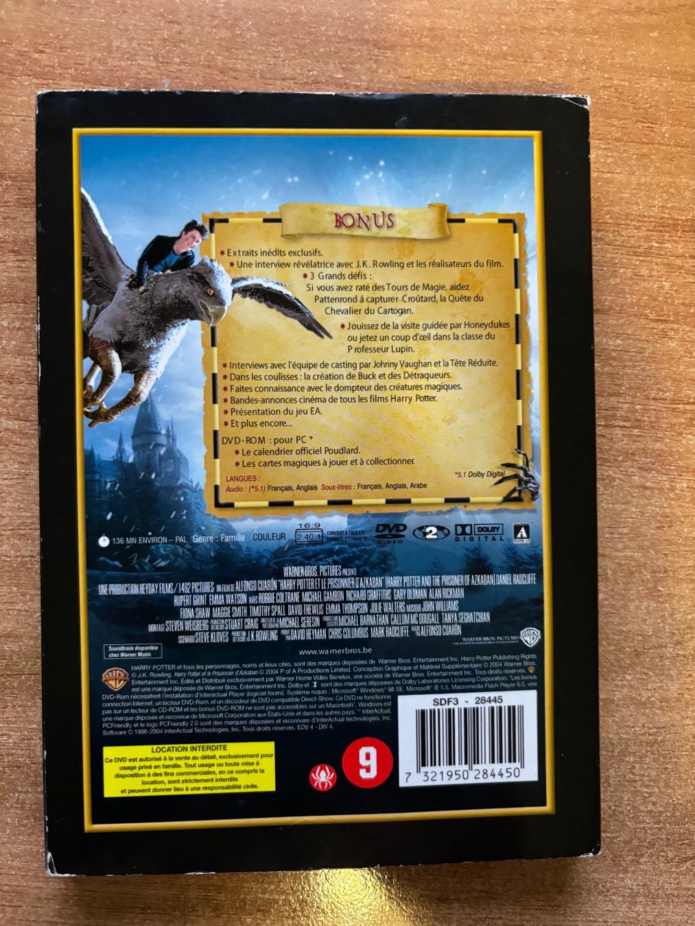 Tutti i DVDs: DVD - Harry Potter Prisonnier Azkaban – Usato da Fétigny venduto da deltafire3 1