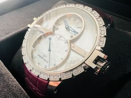 JAQUET DROZ Grande Seconde SW41 Auto, MOP&Diamonds, OVP19000