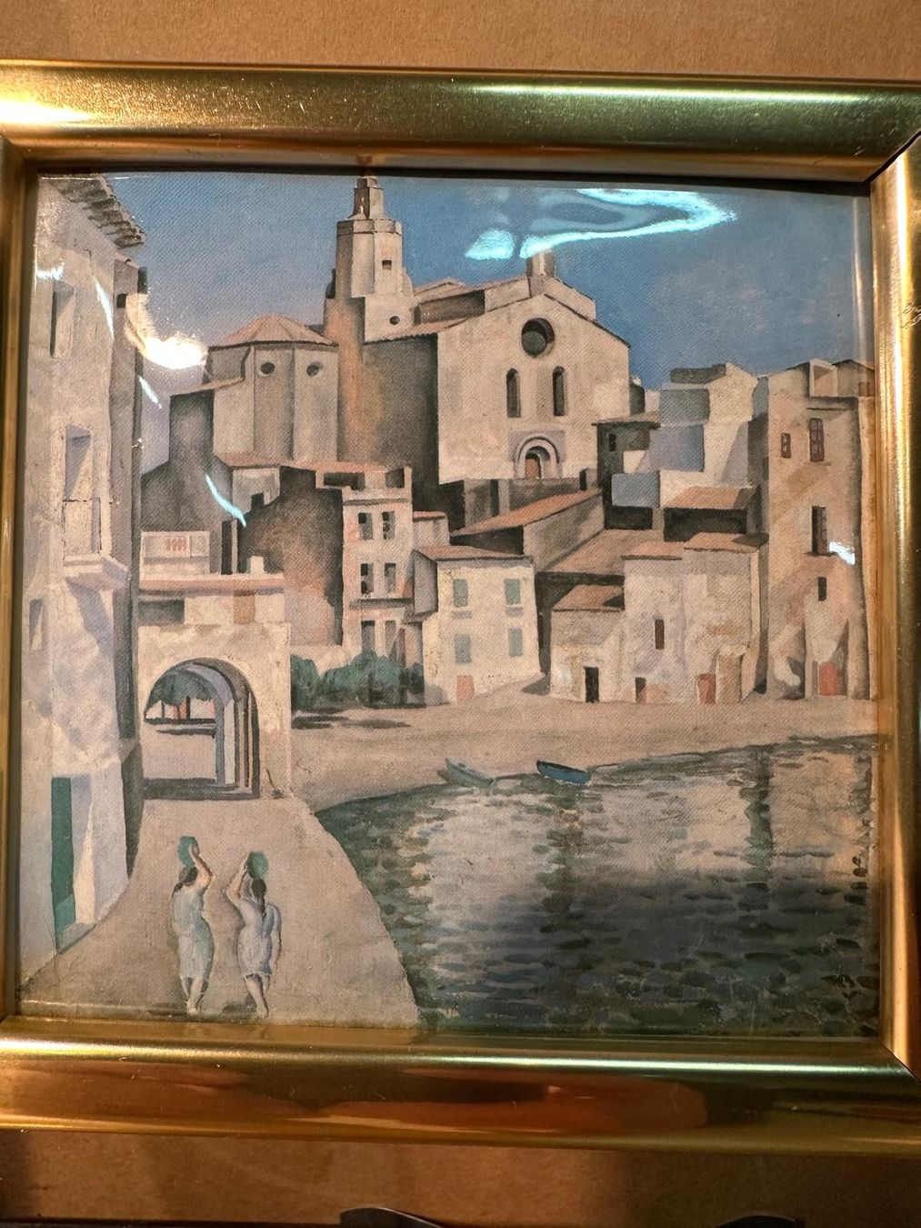 Gemälde: S. Dali Framed Print - Coastal Scene - Ready to Hang – Gebraucht aus Lausanne von vas_cdb2 2