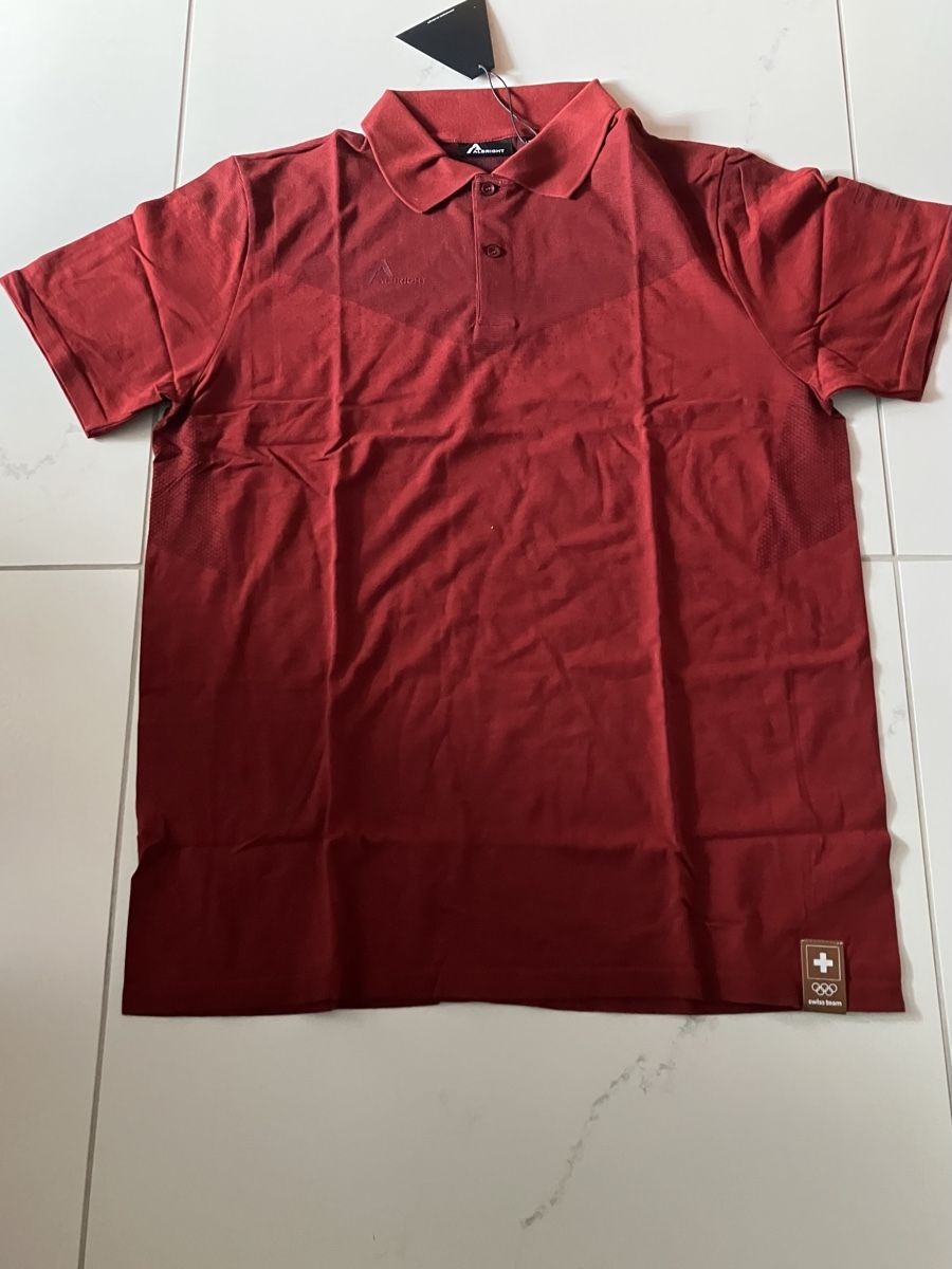 Magliette Polo: Swiss Olympic Polo Shirt – Nuovo e nell'imballaggio originale da Wolfhausen venduto da swissski