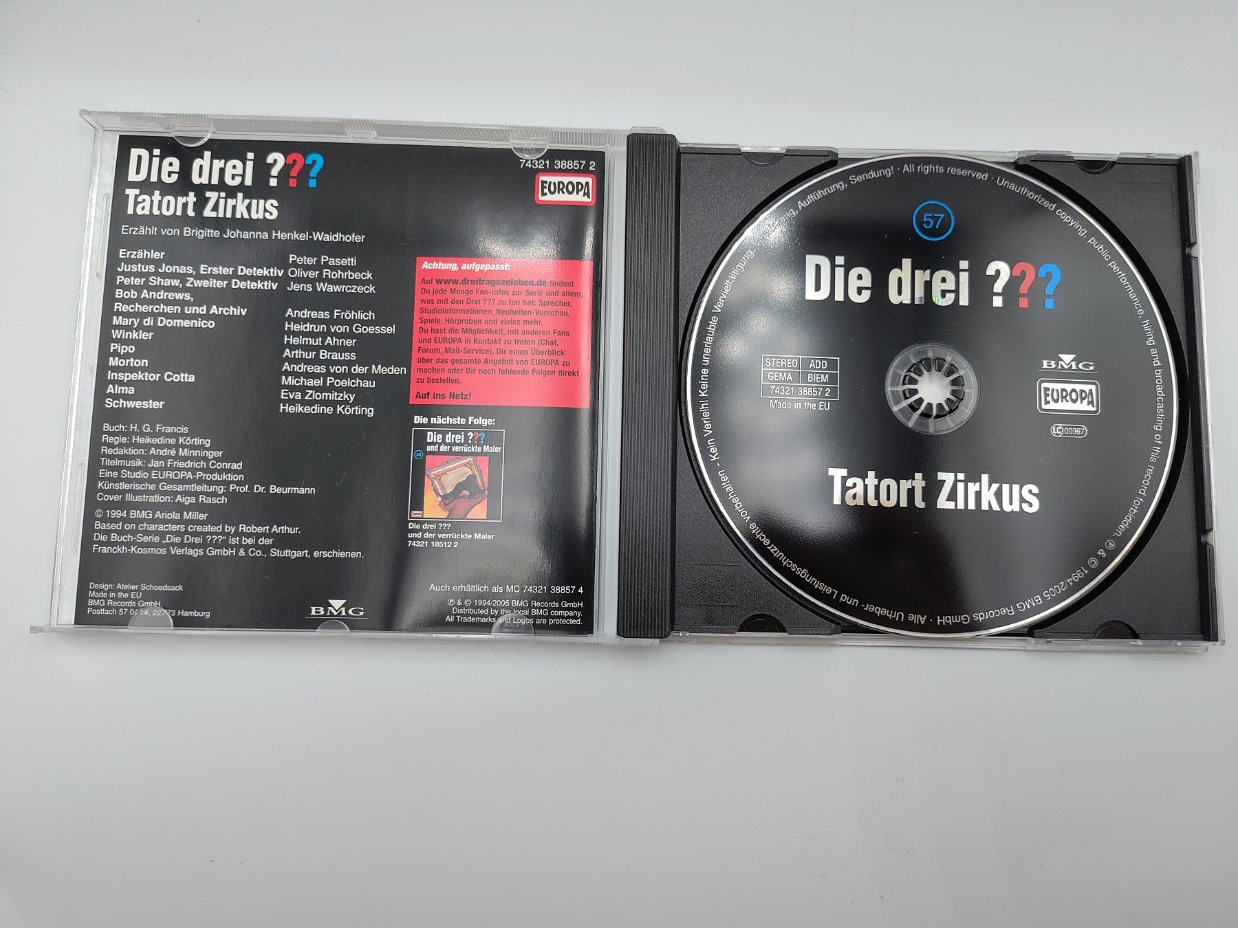 Audiolibri: Die drei Fragezeichen Folge 57 "Tatort Circus" – Usato da Kloten venduto da SuperRetroPixels 2