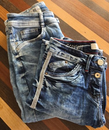 Damen Mädchen Jeans Shorts Gr. 25 26 CECIL StreetOne