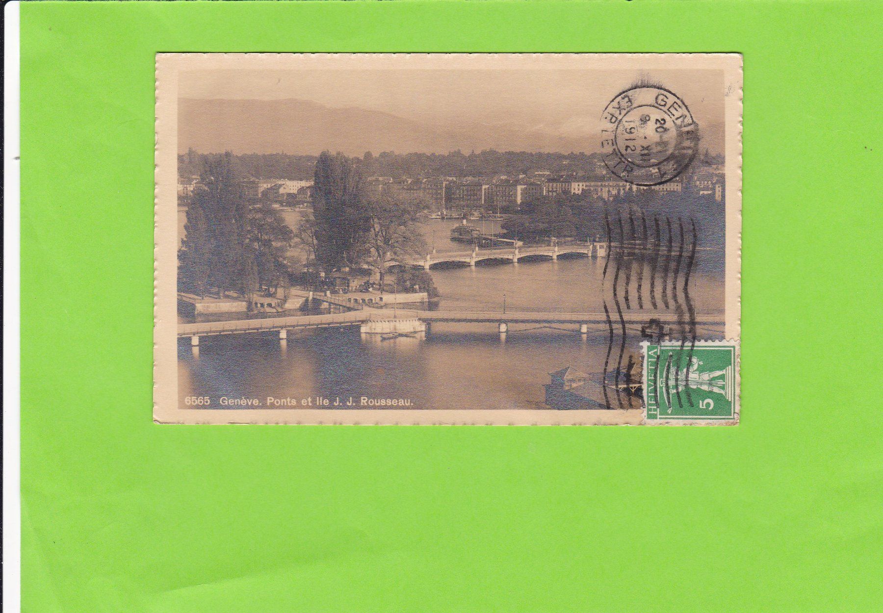 Cartoline postali: Genève--1912 – Usato da St. Peterzell venduto da neckertal
