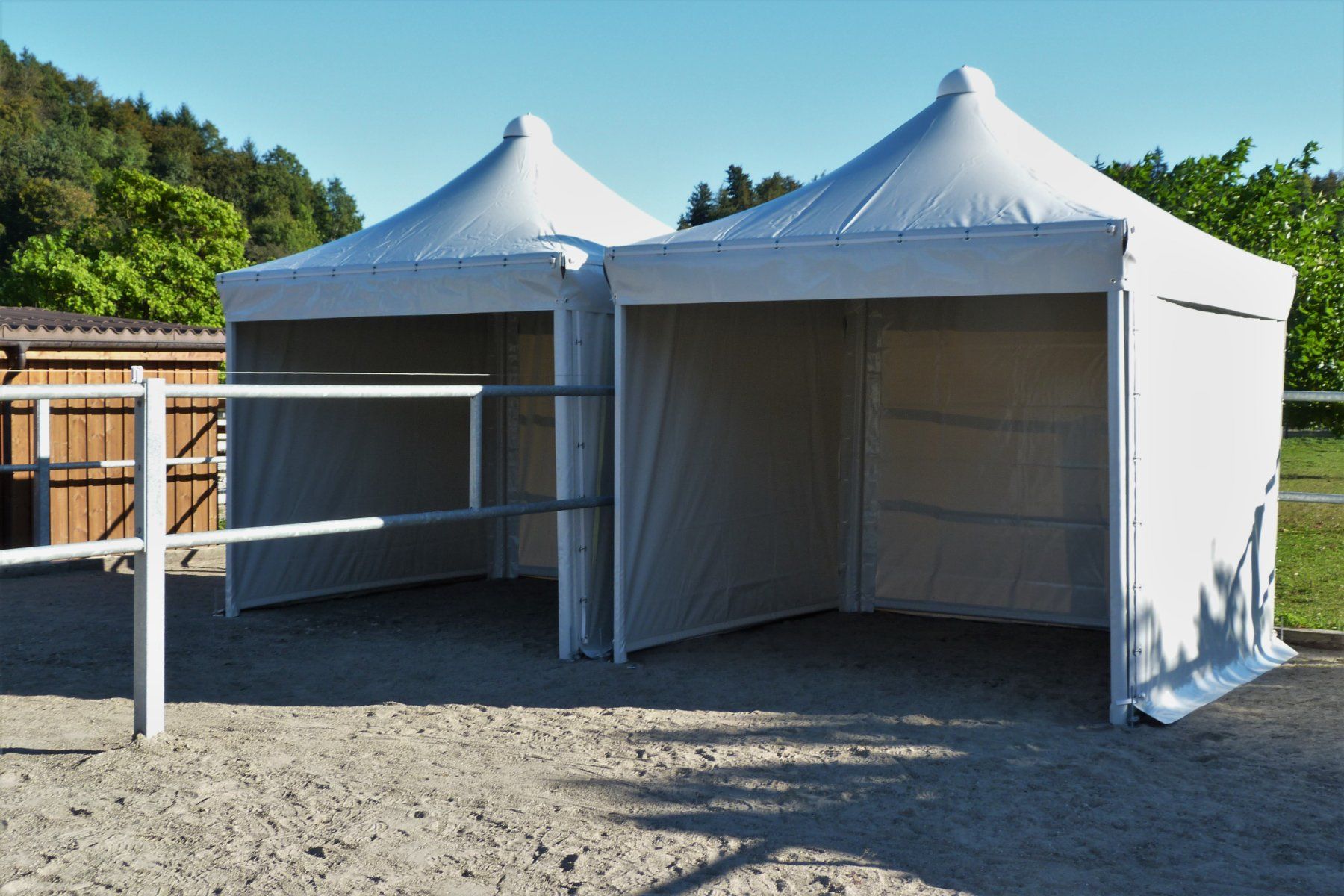 Accessori per la stalla: Ascona Weidezelt 9.8x4.9 Grossformat (Winterfest) – Usato da Däniken SO venduto da TEXBAU_AG 3