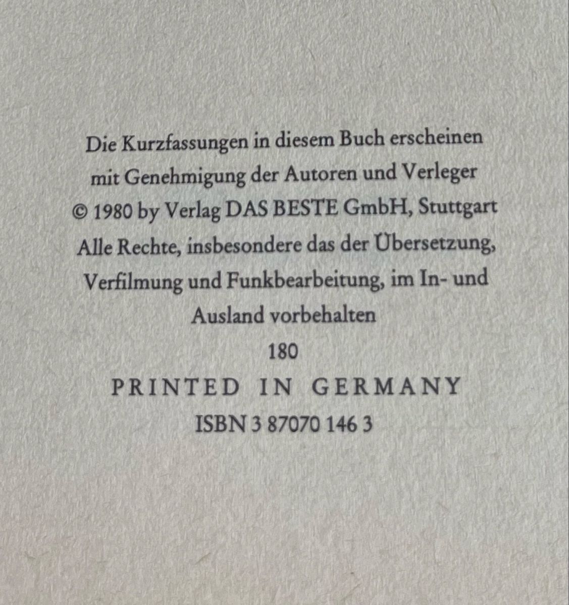 Bücher: Reader‘s Digest Auswahlbücher – Gebraucht aus Dussnang von jacabi1 1