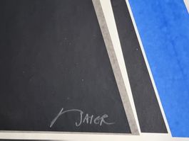 JEAN BAIER PLAKAT HANDSIGNIERT SERIGRAPHIE
