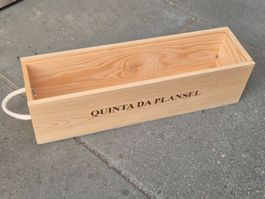 Weinkiste leer ohne Deckel 43x12x11.7 cm
